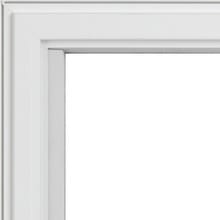 White white solid color frame for 350 series windows