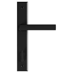 Matte Black hinged door interior handle in matte black