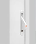 White window opening control device