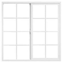 Traditional Encompass by Pella Sliding Window with traditional grilles