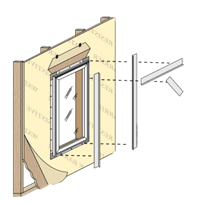 new construction nail fin installation step 3