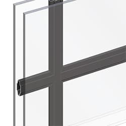2” Sculptured Grilles-Between-the-Glass sculptured grilles between the glass