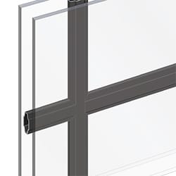 2” Sculptured Grilles-Between-the-Glass sculptured grilles between the glass