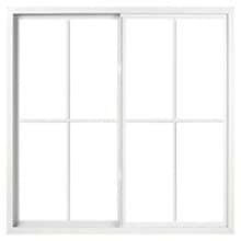 Custom impervia sliding window custom grilles