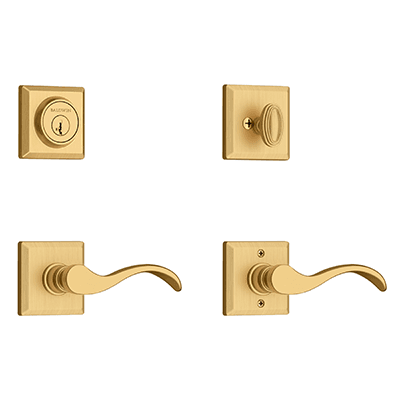 Del Mar Lever - Satin Brass Satin-Brass-Lever-Del-Mar
