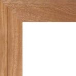 Unfinished Mahogany unfinished mahogany corner section of a window