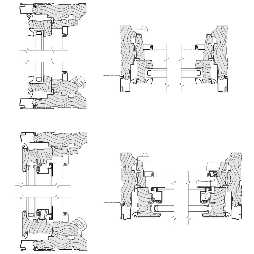 cross section of a lifestyle casement window
