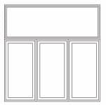 Transom over 3 wide combination transom over 3 wide casements