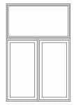 Transom over 2 wide combination transom over 2 wide casements