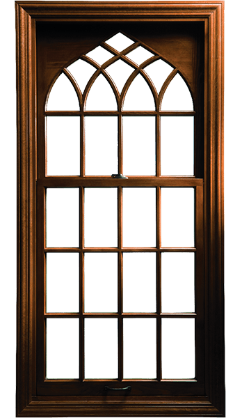 custom gothic hung window