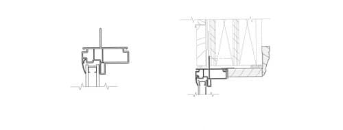 Integral fin technical drawings for vinyl products