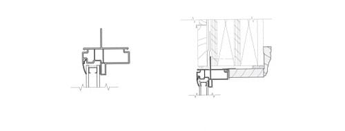 Integral fin technical drawings for vinyl products