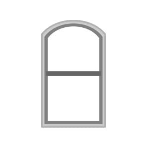 Arch Head arch head double-hung special shape window