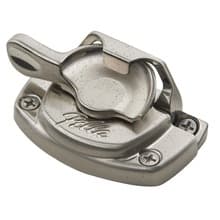 Spoon-Style Lock - Distressed Nickel (Upgraded finish) distressed nickel spoon lock hardware
