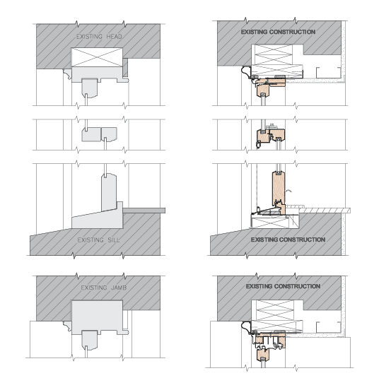 Replace with Aluminum-Clad Wood Windows and Brickmould