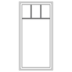 Top Row window illustration of top row grilles