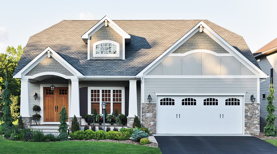 Dormer windows on a traditional single-story home