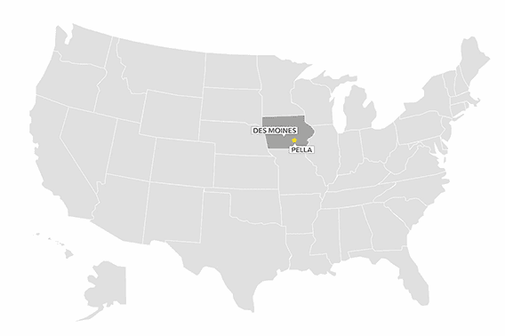 pella headquarters map