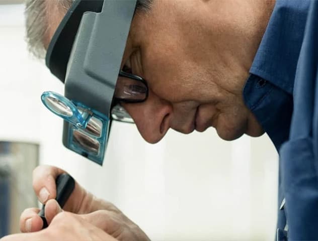 career areas engineer working on small object