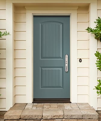 illustration of one- and two-panel entry doors