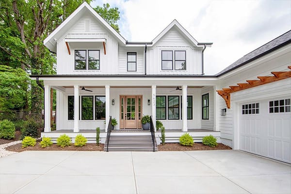 social exterior double-hung windows