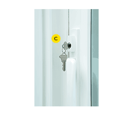 exterior keylock for vinyl sliding patio doors