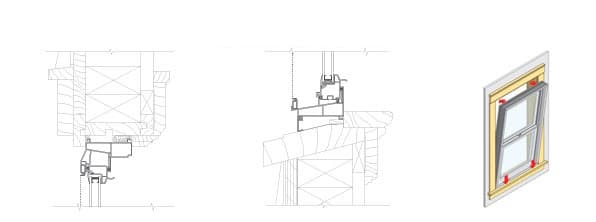 illustration of the various vinyl product lines pocket replacement
