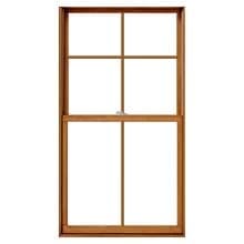 Cross lifestyle double-hung window with cross grilles