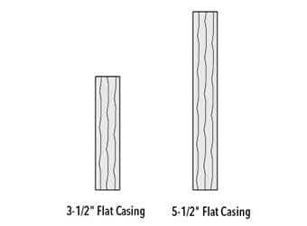 rough smooth flat casing trim casing