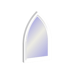 Gothic Springline Computer illustration of a gothic springline sash set window