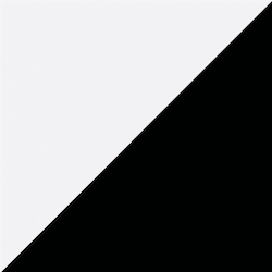 White Interior with Black Exterior A sample of a dual frame color, consisting of black on one side and white on the other.