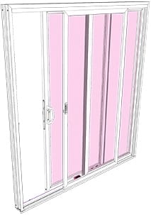 exterior parts of a sliding patio door