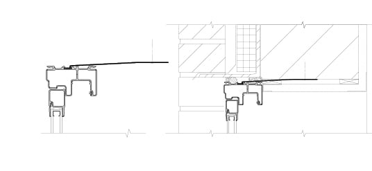 fiberglass window block frame with installation clip