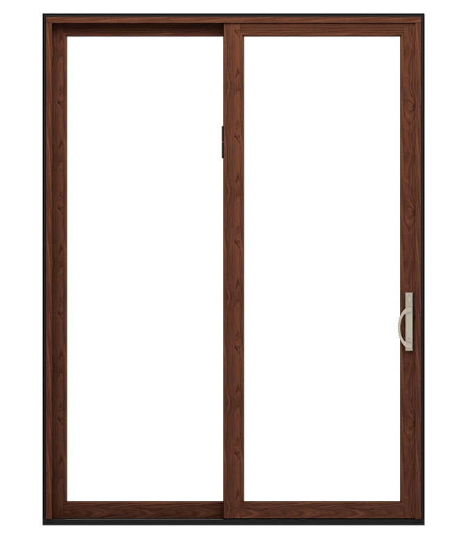 Large sliding patio door with the background removed.