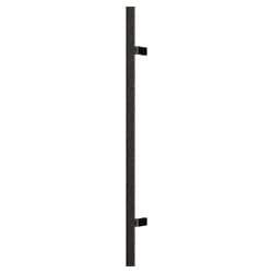 Boulder - Rustic Bronze rustic bronze pivot door boulder round offset handle