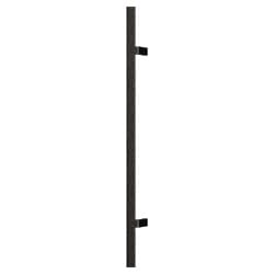 Boulder - Rustic Bronze rustic bronze pivot door boulder round offset handle