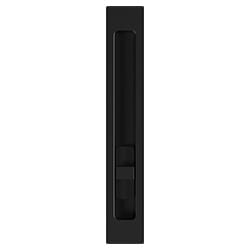 Matte Black Interior multi-slide handle in matte black