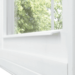 White white integrated sash lift