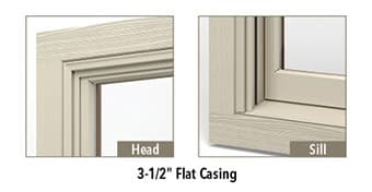 3 1/2" Flat Casing