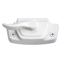 White white cam-action lock for impervia windows
