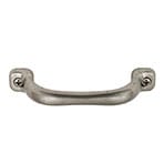 Sash Lift - Distressed Nickel (Upgraded finish) distressed nickel sash lift hardware