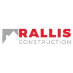 Rallis Construction logo in red and gray