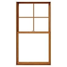 Custom lifestyle double-hung window with custom grilles
