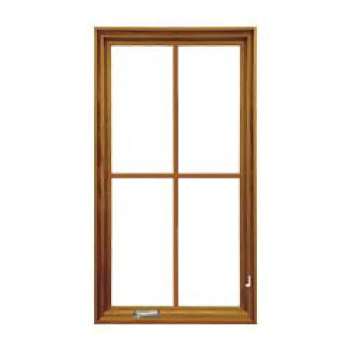 Custom contemporary casement window custom grilles