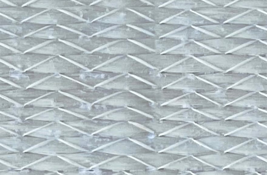 a close view of pella's fiberglass material