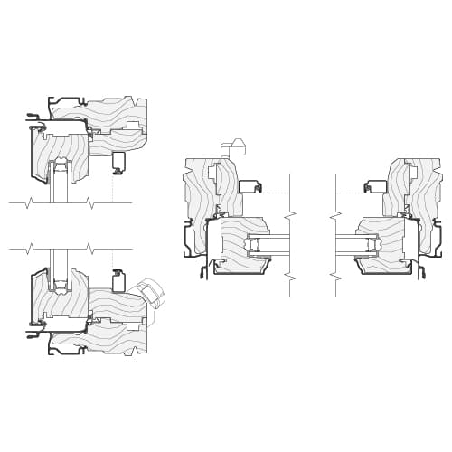 precision fit casement window cross section
