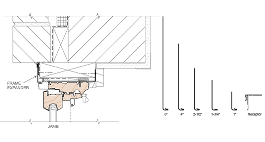 frame expander typical head detail
