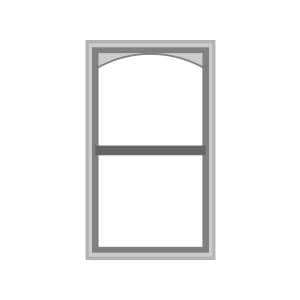 Rectangle with Arch Head Glass rectangle with arch head glass double-hung special shape window