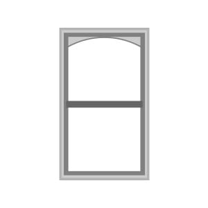 Rectangle with Arch Head Glass rectangle with arch head glass double-hung special shape window