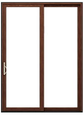 reserve traditional sliding patio door cob